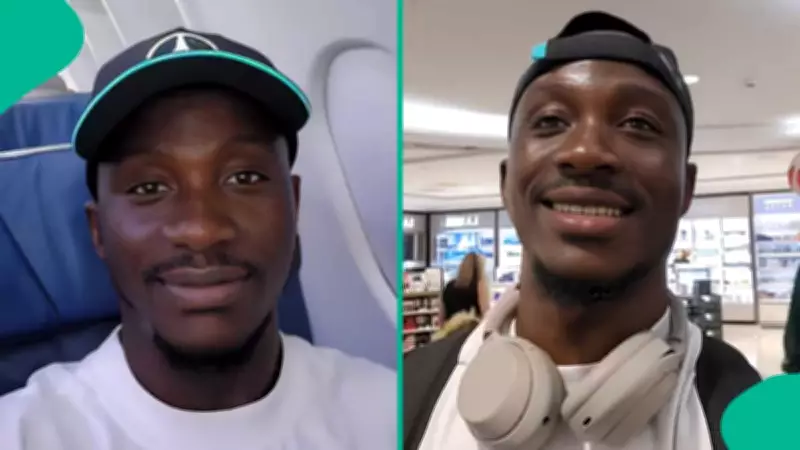 Nigerian Man Returns Home After Years Abroad, Sparking Online Debate