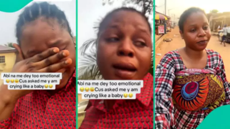Nigerian Mother's Emotional TikTok Video of Crying After School Drop-Off Goes Viral