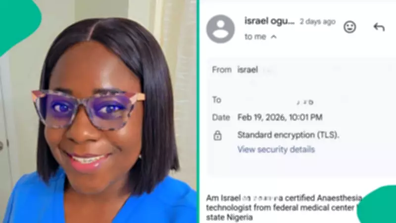 Nigerian Nurse in US Shares 'Weirdest Email' from Admirer Proposing Marriage