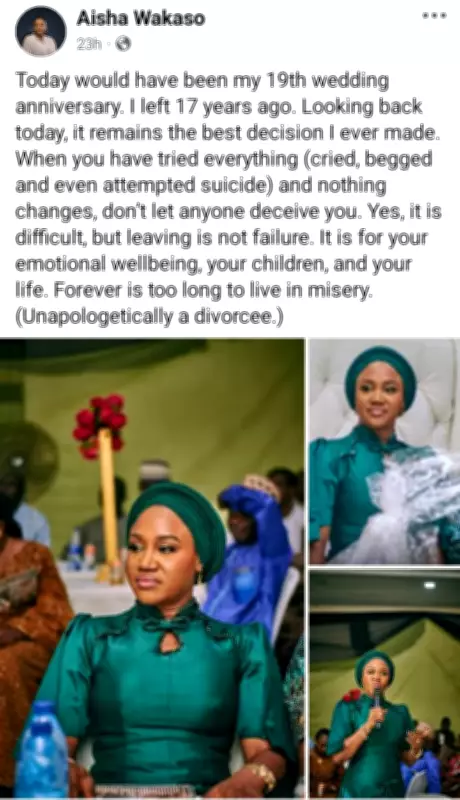 Nigerian Woman Reflects on Divorce as 19th Wedding Anniversary Passes