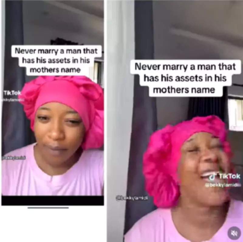 Nigerian Woman's Viral Warning: Don't Marry Men with Assets in Mother's Name