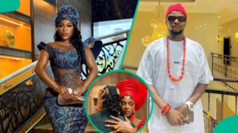 Nollywood's Destiny Etiko Sparks Wedding Buzz with Valentine Photo Featuring New Man