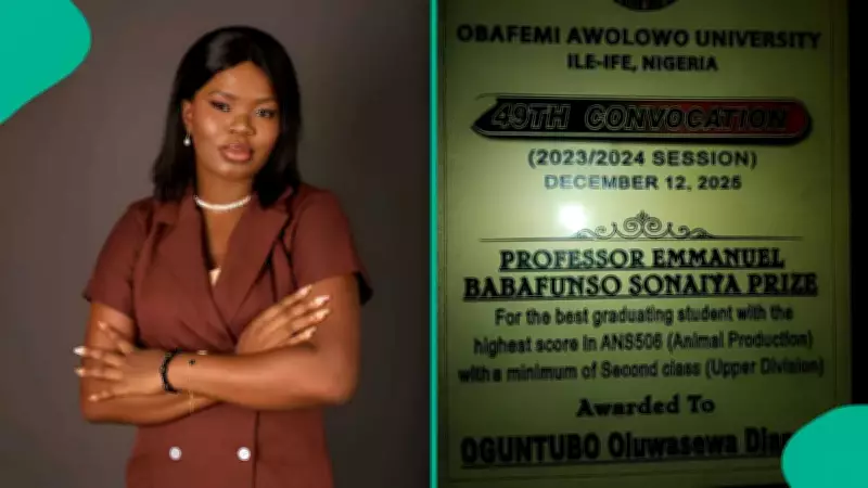 OAU Graduate's Remarkable Journey: From 2.92 CGPA to First Class Honors