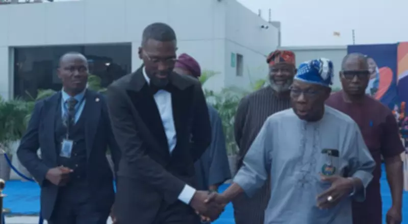 Obasanjo Praises Flutterwave Founder GB as Africa's Largest Fintech at Lagos Gala