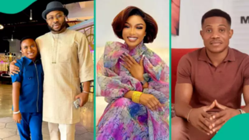 Olakunle Churchill Celebrates Emotional Reunion with Son, Praises Tonto Dikeh and Pastor Jerry Eze
