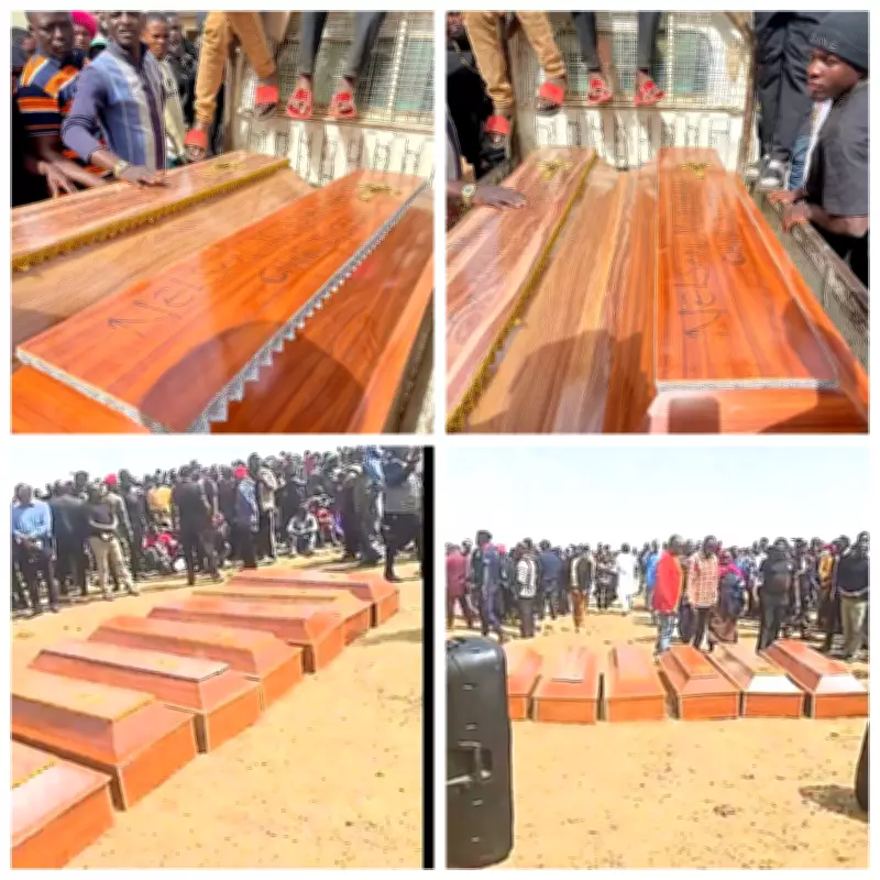 Plateau State Holds Mass Burial for 10 Victims of Community Bar Attack