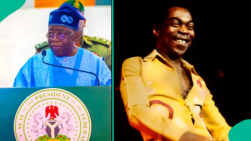 President Tinubu Honors Fela Kuti's Grammy Lifetime Achievement Award