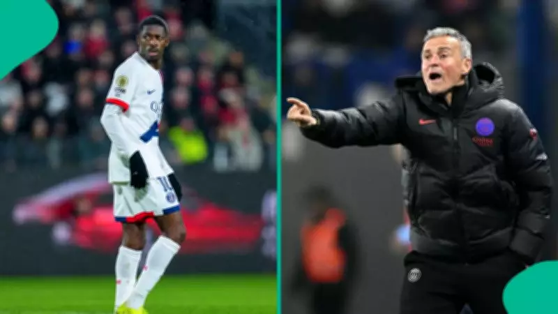 PSG Manager Enrique Dismisses Dembele's Criticism After Rennes Defeat