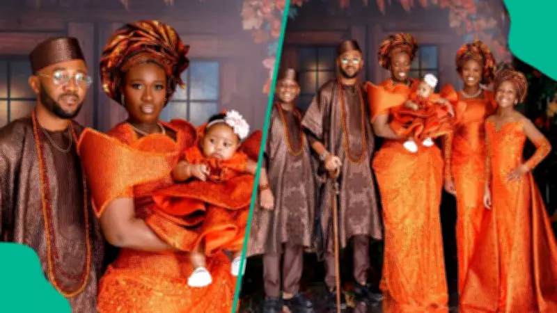 Real Warri Pikin Shares Heartwarming Family Moment as Newborn Attends First Church Service