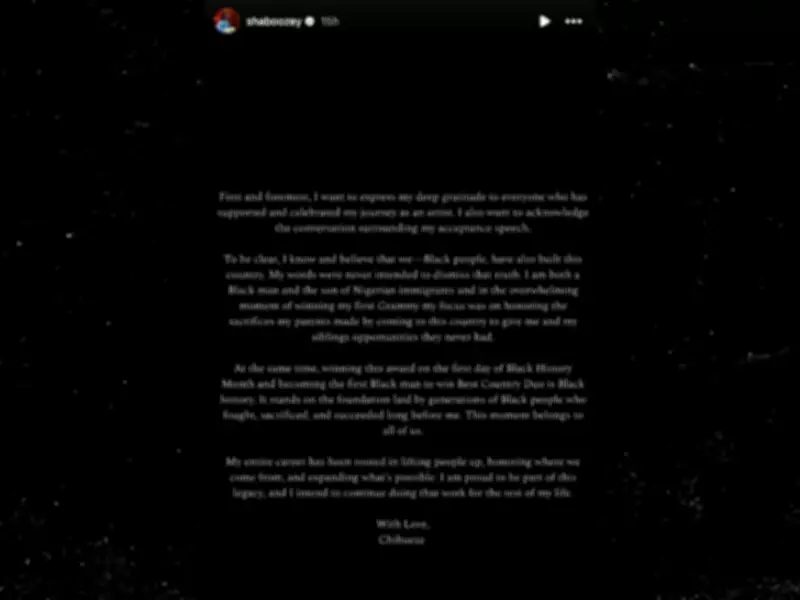 Shaboozey Clarifies Grammy Speech After 'Immigrants Built This Country' Backlash