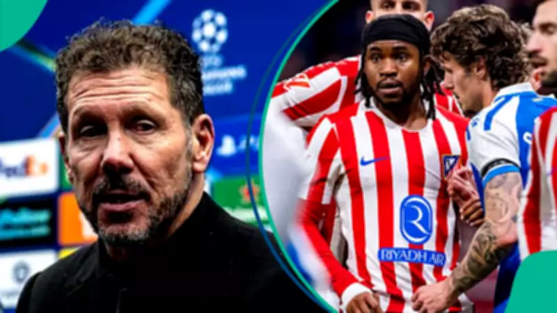 Simeone Challenges Lookman to Boost Defense After Champions League Draw