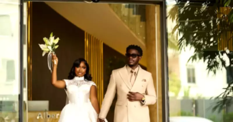 Simi and Femi Dapson's Elegant Court Wedding Blends Vintage and Modern Styles