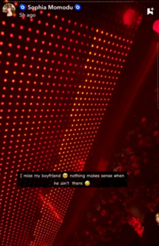 Sophia Momodu Expresses Lovesickness Over Boyfriend's Absence