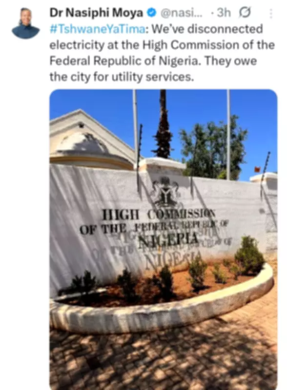 South Africa Cuts Power to Nigerian High Commission Over Unpaid Utility Bills