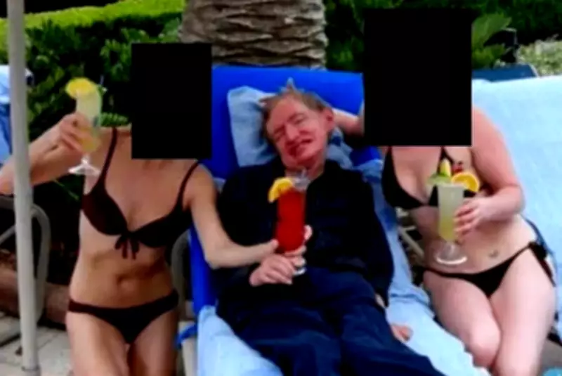 Stephen Hawking Pictured with Bikini-Clad Women in Newly Released Epstein Files