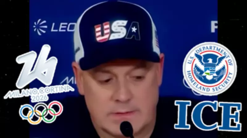 Team USA Curler Rich Ruohonen Criticizes ICE at Winter Olympics Press Conference