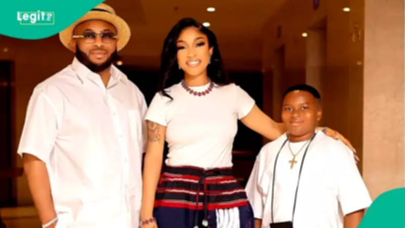 Tonto Dikeh and Olakunle Churchill Reunite for Son's 10th Birthday After Years Apart