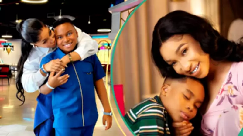 Tonto Dikeh Restores Son's Surname to Churchill After Emotional Reconciliation