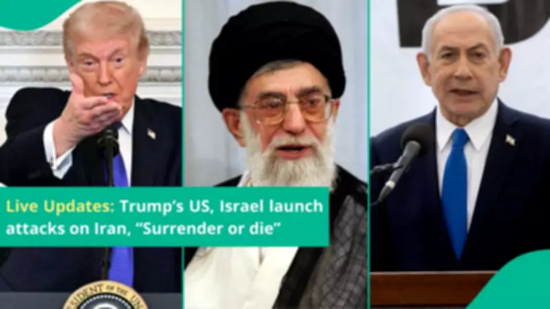 Trump and Israel Launch Joint Military Strikes Against Iran, Issue Ultimatum