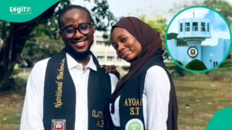University of Ibadan Couple Graduates with First-Class Honours, Sparks Viral Reactions