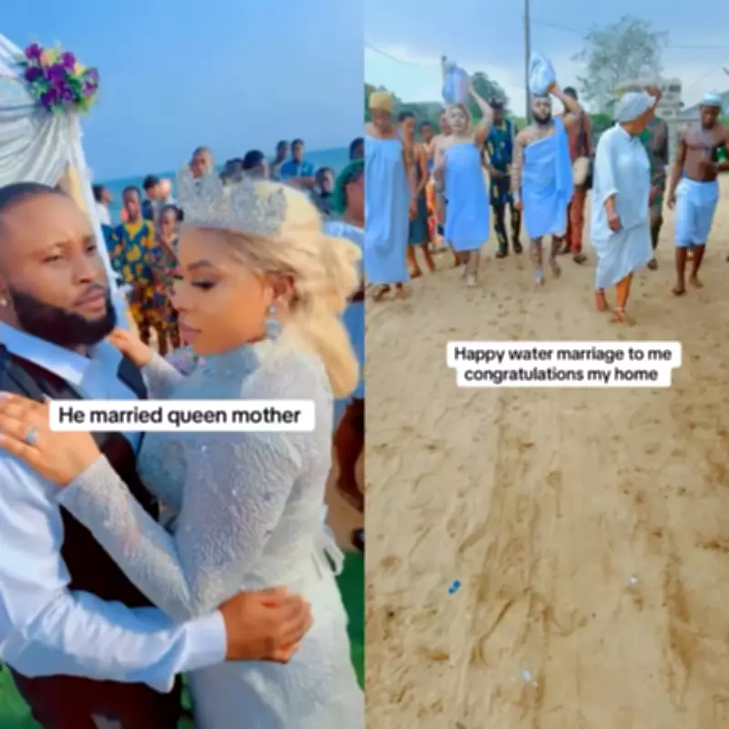 Water Queen Mother and Christian Husband Perform Water Marriage Ritual