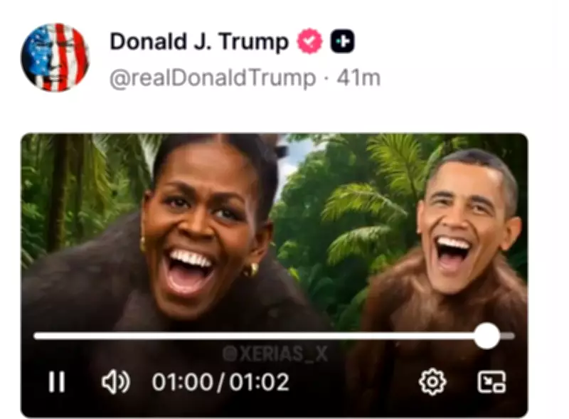 White House Defends Trump's Video Depicting Obamas as Apes Amid Racism Backlash