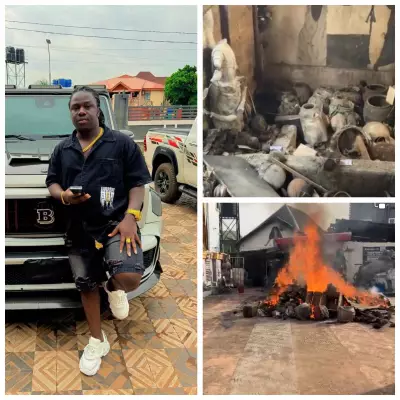 Anambra Government Demolishes Akwa Okuko's Shrine, Burns Ritual Items Post-Court Ruling