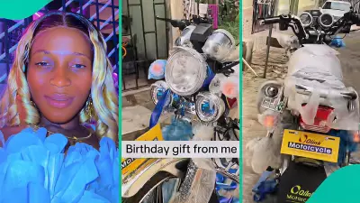 Nigerian Lady Celebrates Self-Gift: Buys Motorcycle After Car Dream Deferred