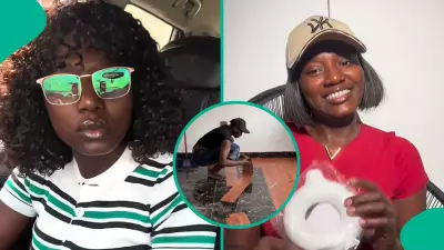 Nigerian Woman's DIY Apartment Renovation with Vinyl Tiles Sparks Online Debate