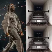 Burna Boy Flaunts New 2025 Porsche 911 GT3 RS on Lagos Streets