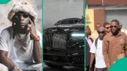 Burna Boy's Luxury Car Allegedly Damaged at Immigration Office by Official's Driver