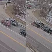 Dramatic Sinkhole Swallows Two Cars at Omaha Intersection, Drivers Unharmed