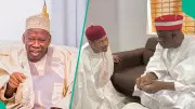 Ganduje's Son Visits Kwankwaso in Kano Amid 2027 Political Tensions