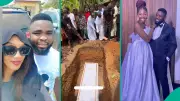Lady's Emotional Account of Nanyah's Best Friend's Grief at Burial Goes Viral