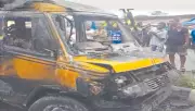 Lagos Bus Inferno: Driver and Passenger Burnt Beyond Recognition in Okota-Mile 2 Tragedy
