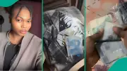 Nigerian Lady Touched as Honest Laundry Man Returns Forgotten Money Found in Her Clothes
