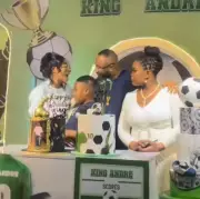 Olakunle Churchill and Tonto Dikeh Celebrate Son King Andreas' 10th Birthday