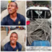 Rivers Youths Apprehend Alleged PHED Official for Cable Theft in Ahoada West