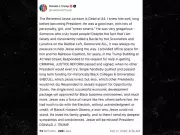 Trump's Tribute to Jesse Jackson Takes Swipe at Obama's Relationship with Civil Rights Icon