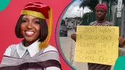 UNILAG Graduate Reveals Emotional Journey Behind Viral Street Plea for School Fees