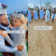 Water Queen Mother and Christian Husband Perform Water Marriage Ritual