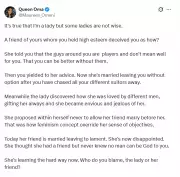 X User Shares Cautionary Tale of Friendship, Jealousy, and Romantic Regret