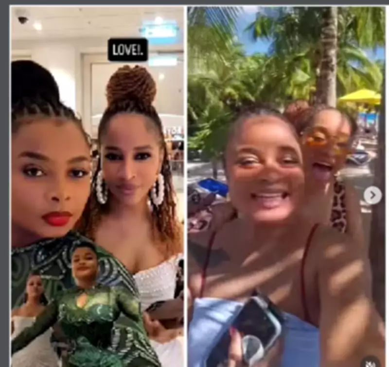 Actress Bimbo Ademoye's Mid-Air Panic During Parasailing Adventure with Adesua Etomi