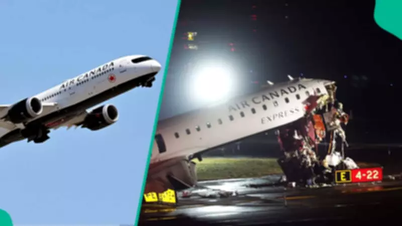 Air Canada Jet Collides with Firetruck at LaGuardia Airport, 76 On Board