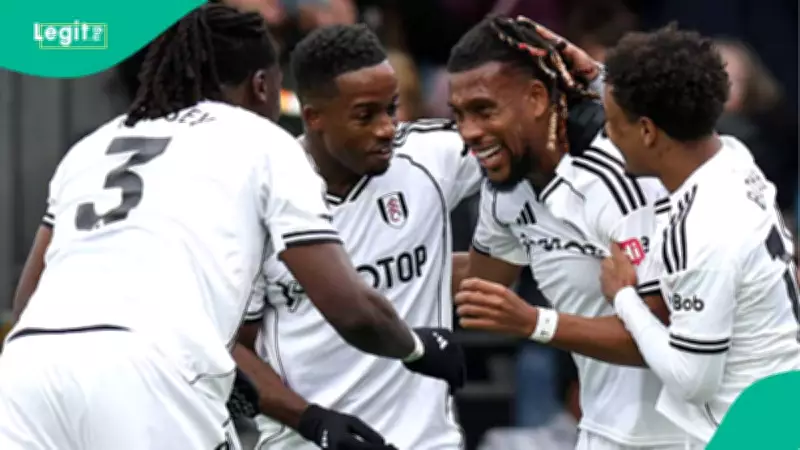 Alex Iwobi's Stunning Strike Seals Fulham Victory Over Struggling Tottenham