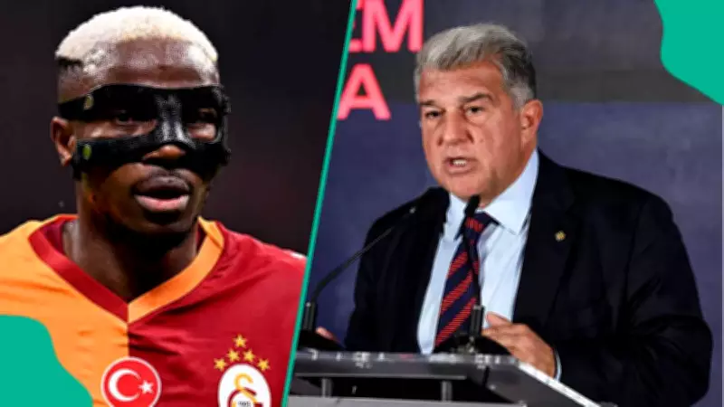 Barcelona's Ex-President Laporta Confident Club Can Sign Super Eagles Star Victor Osimhen