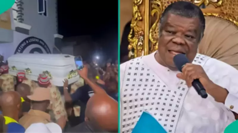 Dramatic Video of Rev. Uma Ukpai's Coffin Arrival Sparks Online Buzz in Abia
