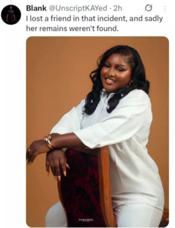 Friend's Remains Not Found in Lagos High-Rise Fire, Man Reveals on Social Media