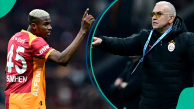 Galatasaray Coach Reacts After Victor Osimhen Scores in 3-0 Win Over Istanbul Basaksehir