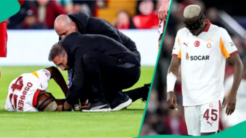 Galatasaray Confirms Victor Osimhen's Forearm Fracture After Liverpool Clash
